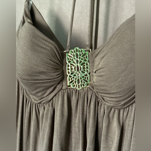 Forever 21 flare party flirty date halter spaghetti straps dress. Size M. - Picture 10 of 15